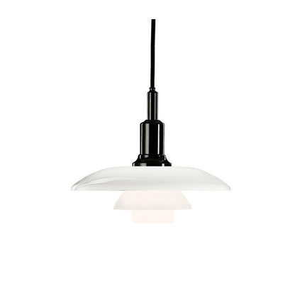 Glass Globe Ceiling Light 11-Inch White Shade Adjustable Hanging Fixture E27 Socket for Kitchen Dining Room Bedroom Modern Minimalist Scandi