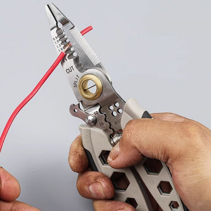 Professional Wire Stripper and Cutter Pliers for Electrical Work, Cable Prep, and Home Projects