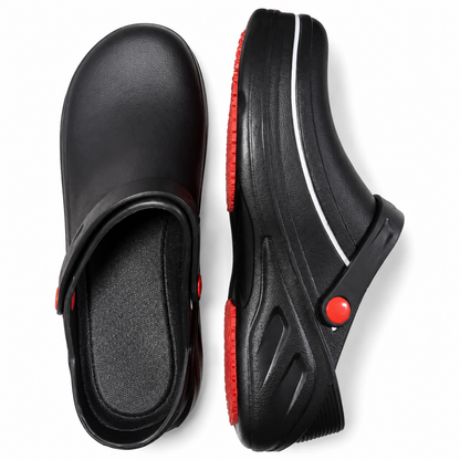 Oil-Resistant Work Shoes with Waterproof Protection & Anti-Slip Grip for Men – Industrial Safety Footwear for Kitchen, Construction &