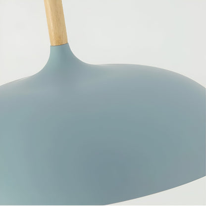 Lámpara colgante Haft | Lámpara de diseño escandinavo con detalles en madera | Diseño minimalista para una iluminación cálida