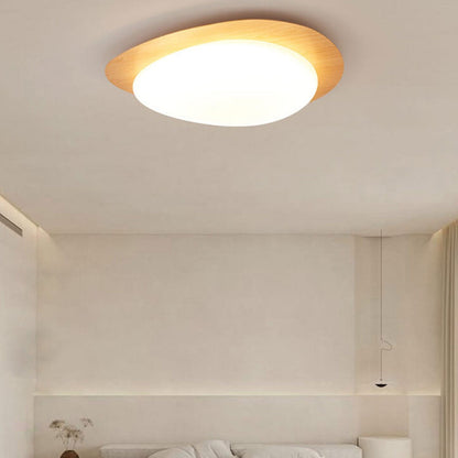 Low-Profile LED Ceiling Fixture with Remote Dimming & Three Color Modes for Bedrooms Hallways Kitchens | Modern Iron Acrylic Overhead Lighti