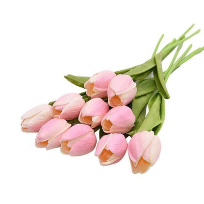 TULIPLUME – Faux Floral Arrangement for Graceful Table Décor