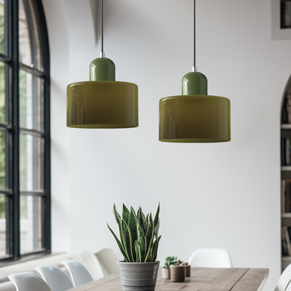 Linear LED Pendant Light White Glass Modern Hanging Fixture for Dining Room Kitchen Island Contemporary Halo Design Adjustable Cable