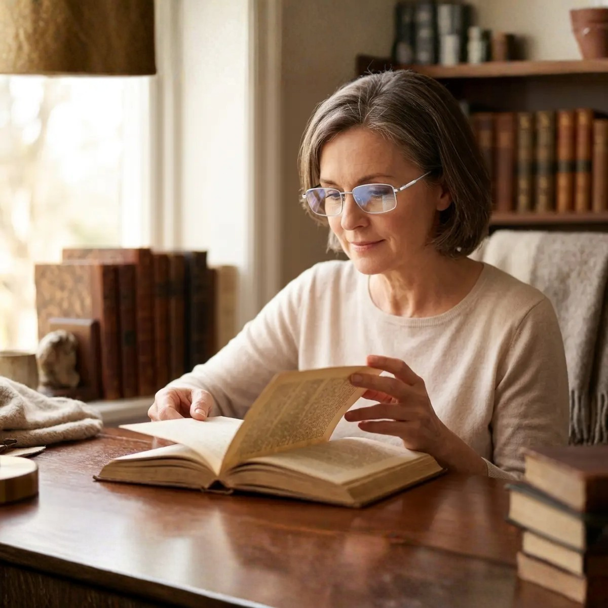 Progressive Reading Glasses with Blue Light Filter & Anti-Glare Coating for Screen Use, Books & Distance Vision | Multifocal Polycarbonate L