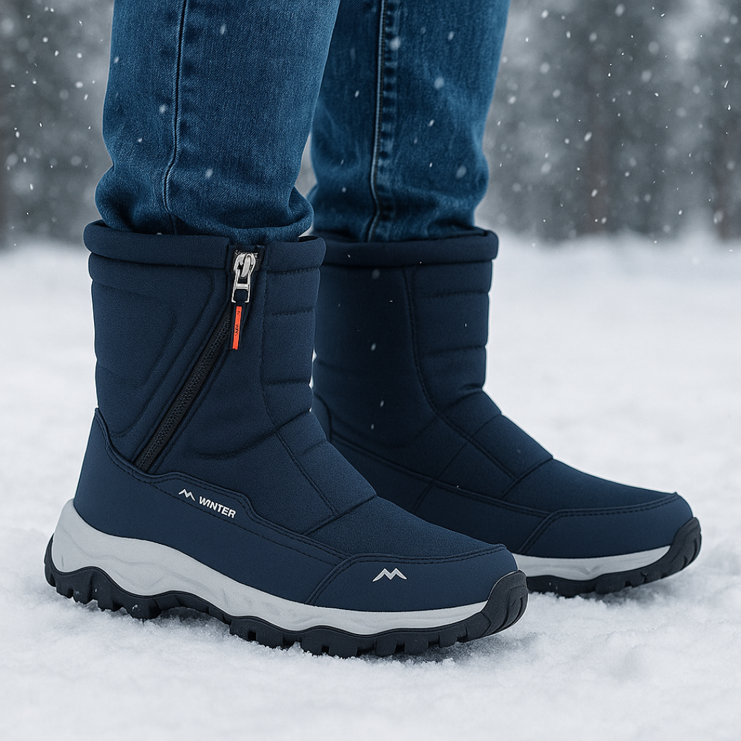 Insulated Waterproof Snow Boots for Men & Women – Winter Hiking Footwear with Anti-Slip Grip & Thermal Lining
