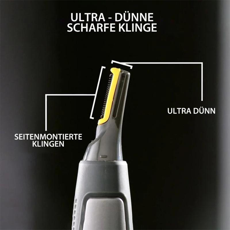 Precision Eyebrow Trimmer with LED Light – Ultra-Slim Electric Detail Shaver for Brows, Nose & Ears – Cordless Facial Hair Remover with
