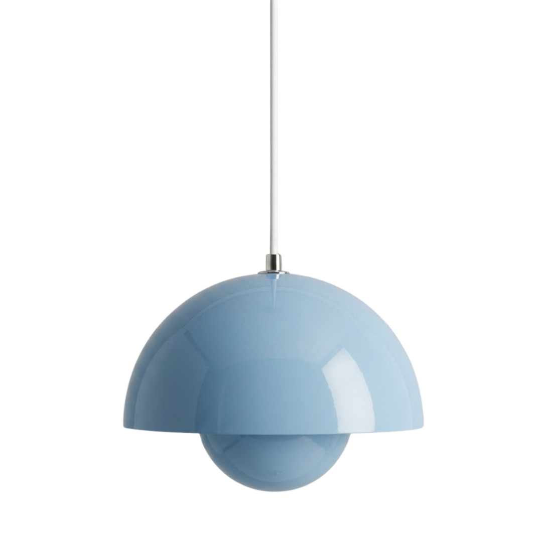Hanging Planter Light Fixture with Built-In Pot for Indoor Plants & Modern Scandinavian Farmhouse Decor