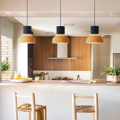 Acrylic Overhead Light Fixture 11 in Bowl Shade for Kitchen Table Workspace Kids Room Modern Nordic Hanging Lamp E27 Socket