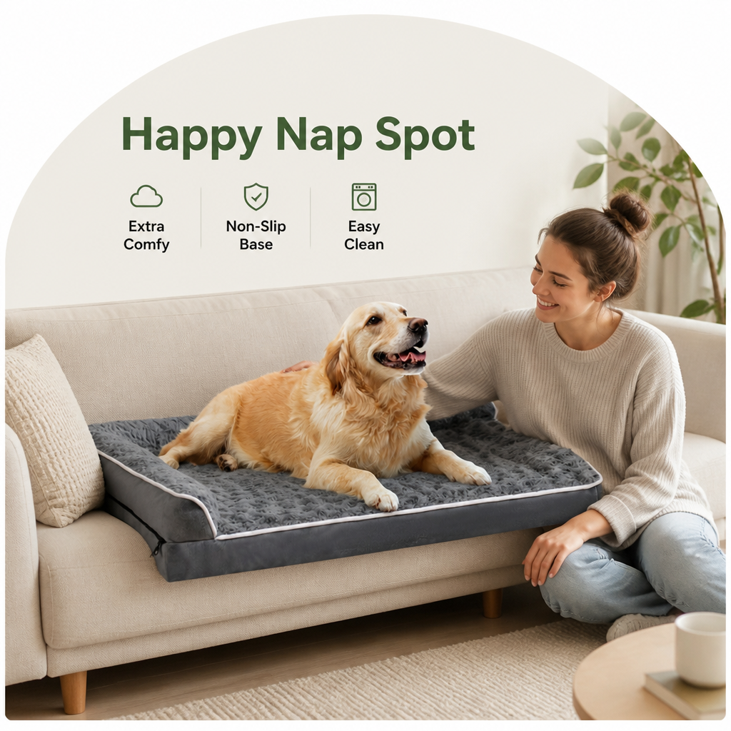 Ortekor Non-Slip & Removable Cover Dog Sofa Bed