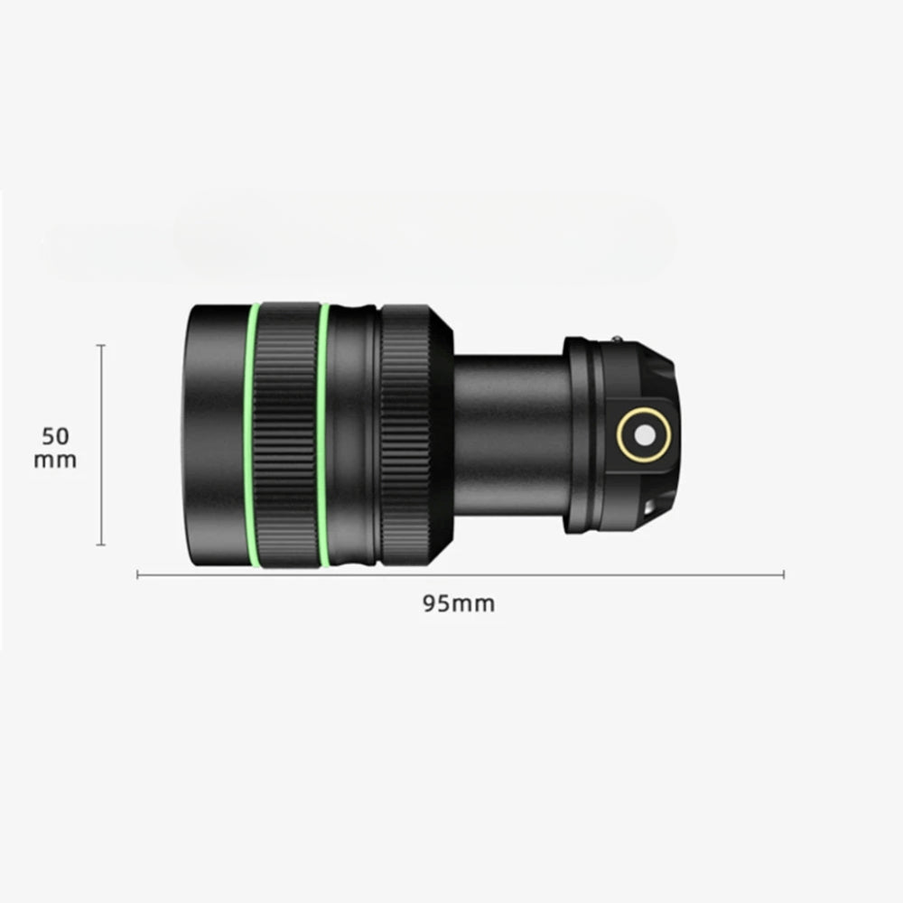 Rechargeable Motion-Activated Headlamp with 984-Foot Beam for Camping Hiking Work Outdoor Adventures Emergency Hands-Free Flashlight