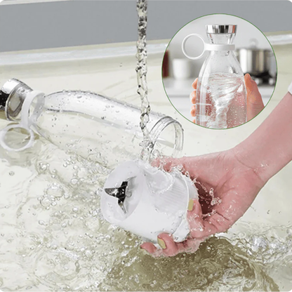 Licuadora personal recargable por USB, botella de 17 oz para batidos de proteínas, licuados, jugos, ideal para llevar, ejercicio, viajes, hogar, oficina y entrenamiento
