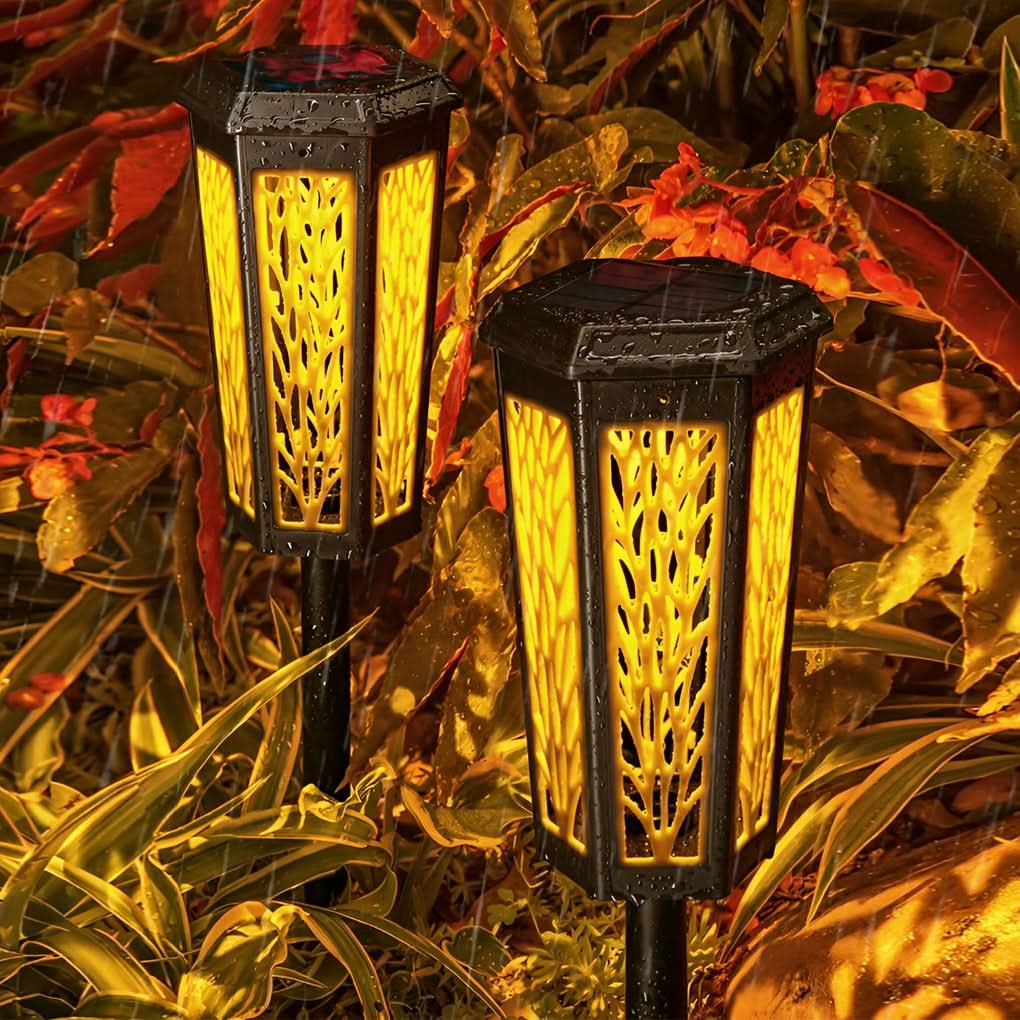GARDENGLEAM – Lámpara solar para un cálido resplandor nocturno