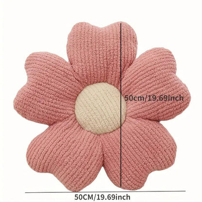 Flora Cushion - Microfiber Flower Shape, Versatile Comfort