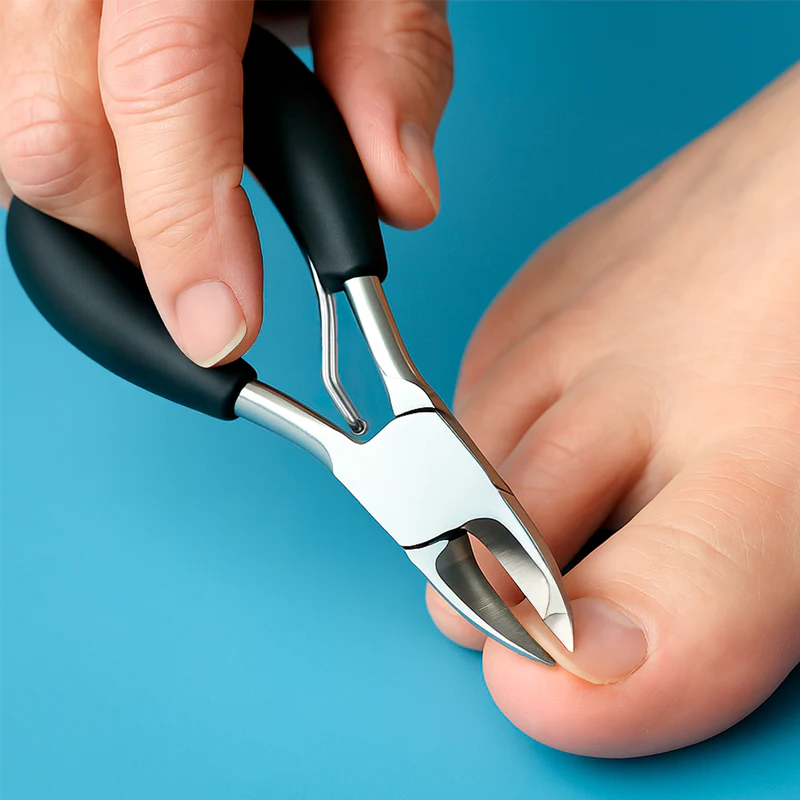 Heavy-Duty Nail Clipper with Extended Lever and Curved Jaw for Effortless Trimming | Thick Nails | Seniors | Grooming Tool | Ergonomic Grip