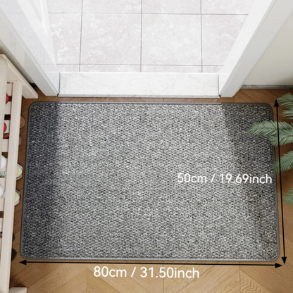 Indoor Outdoor Jute Look Doormat with Non-Slip Backing for Entryway Hall Porch Patio Balcony Veranda