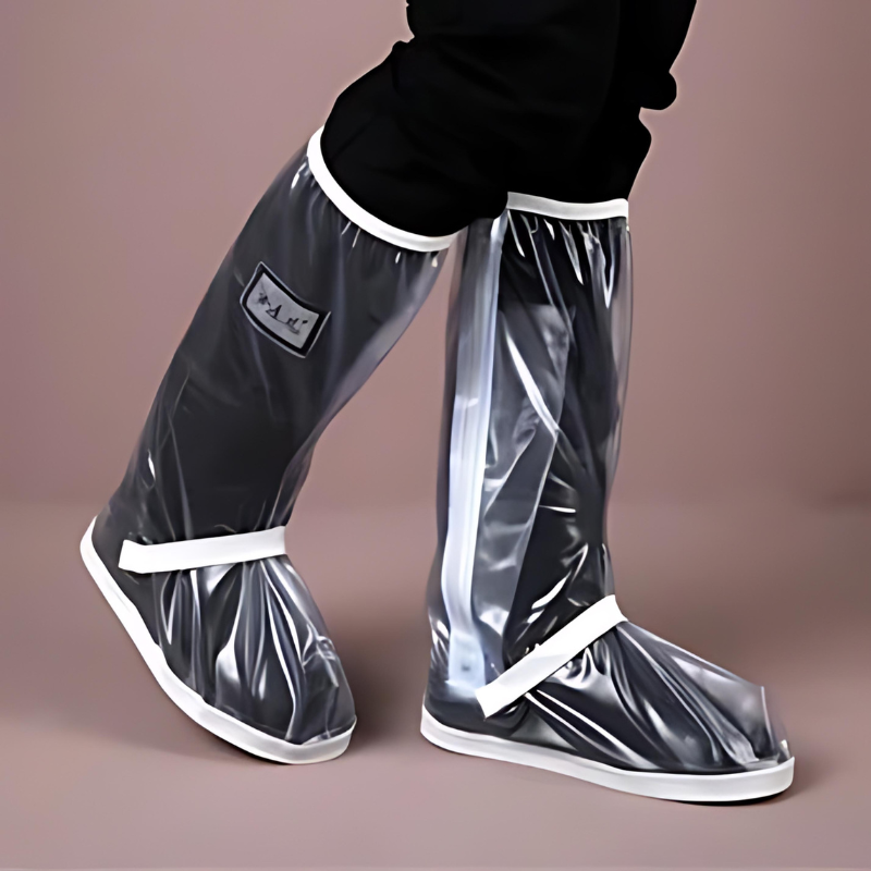 Waterproof Shoe Covers for Hiking, Rain & Mud – Slip-Resistant Outdoor Overshoes with Zipper Closure for Men & Women