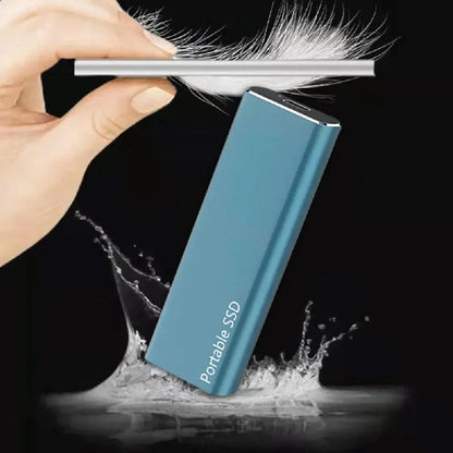 Portable External Solid State Drive 50GB Fast USB 3.0 Type-C SSD Storage Black for Laptop Desktop Smartphone Backup Photos Videos Games
