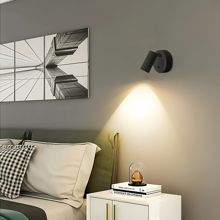 Rechargeable LED Accent Spotlight with Touch Dimmer for Artwork, Plants & Shelf Displays