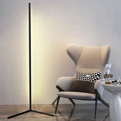 Dimmable Corner Floor Lamp with Remote Control – LED Mood Light for Living Room, Bedroom & Home Office – 3 Color Temperatures