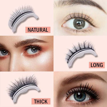 False Eyelashes Self-Adhesive Reusable Washable