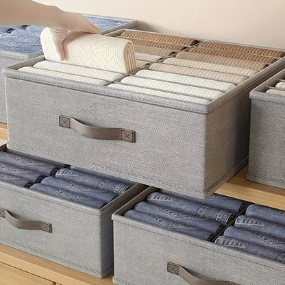Maven Storage Container - Durable Cotton Linen, Clothing storage