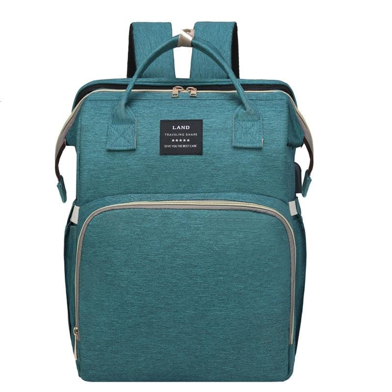 Multifunctional Baby Travel Backpack with Insulated Pockets & Water-Resistant Fabric for Parents On-the-Go
