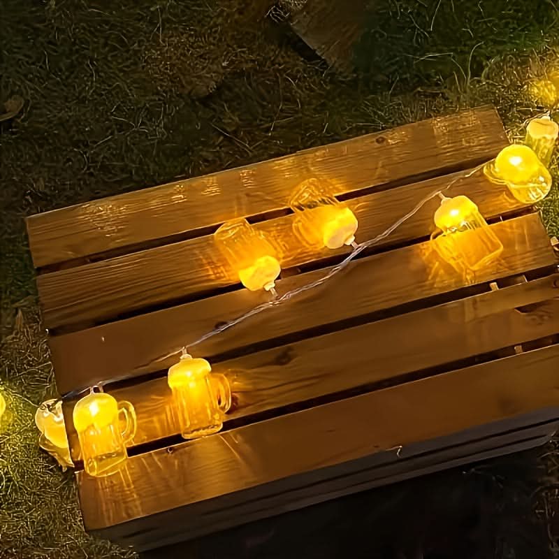 BREWGLOW – Beer Mug LED Top for Festive Ambient Lighting