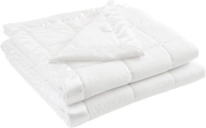 Colección Windom | Manta de plumón alternativo con tratamiento que absorbe la humedad | Cubrecama ligero y suave para todas las estaciones, ribete de satén