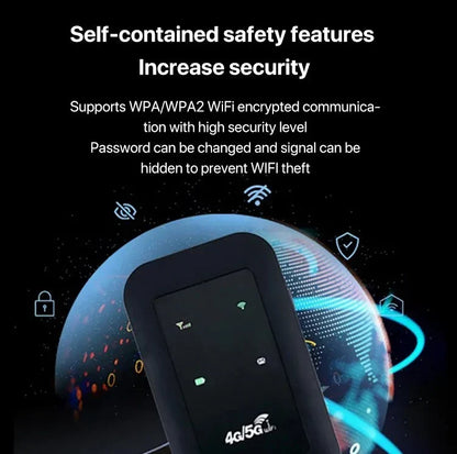 Pocket-Size 5G Mobile Hotspot – Stream, Work & Travel with Blazing Wireless Internet Anywhere