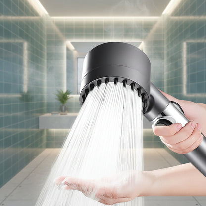 Multi-Stage Filtration Shower Head 9.5 Inch High Flow Water Purifier for Home Bathroom Spa Experience ABS Construction