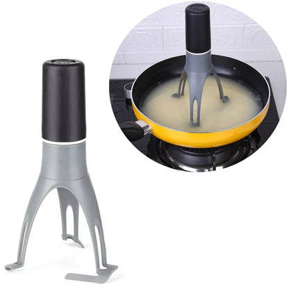 Hands-Free Pan Stirrer for Sauces & Soups | Battery-Powered Kitchen Gadget for Even Cooking & Pot Stirring | Cordless Mixing Tool
