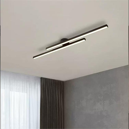 Lámpara de techo LED de montaje empotrado — Disco redondo de perfil bajo de 8.3 pulgadas para dormitorio, pasillo y entrada — Montaje en superficie de aluminio y acrílico moderno con