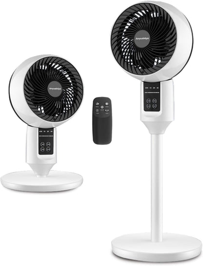 Height-Adjustable Pedestal Fan with 3D Oscillation – Quiet Cooling for Bedroom, Office & Living Room