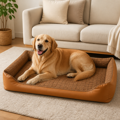 Ortekor Bite-Resistant Bamboo-Mat Dog House (Pre-Assembled)