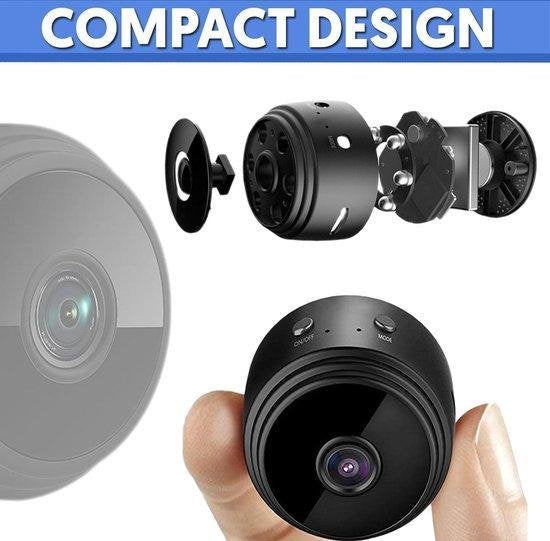 Compact Wireless Security Camera – 1080P HD, 150° View, Night Vision & App Control – Mini Home Monitor