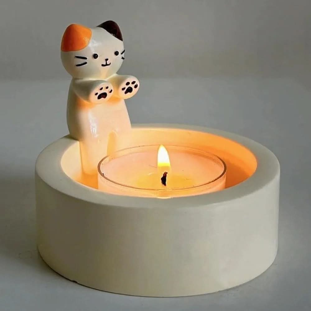 CANDLEPAWS – Portavelas de gatito tierno
