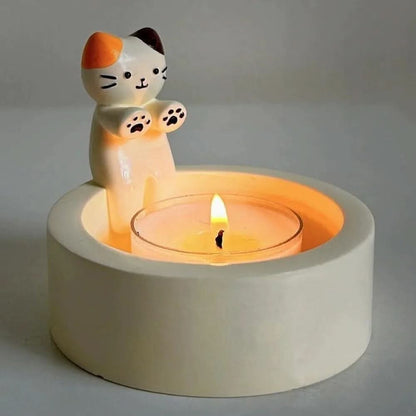 CANDLEPAWS – Portavelas de gatito tierno