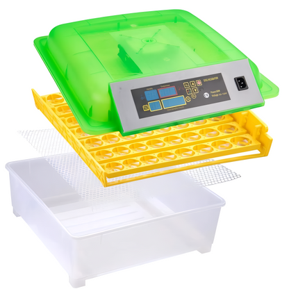 Automatic 56-Egg Incubator with Digital Display & Auto-Turn for Chickens, Ducks, Quail & Geese