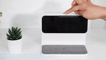 Reloj despertador digital con base de carga inalámbrica – Diseño moderno