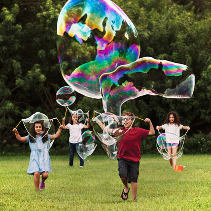 Set de burbujas gigantes para niños: divertida solución para burbujas