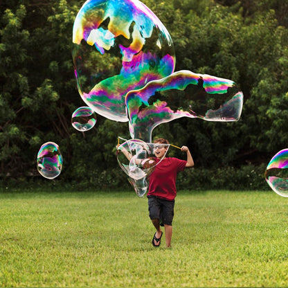 Set de burbujas gigantes para niños: divertida solución para burbujas