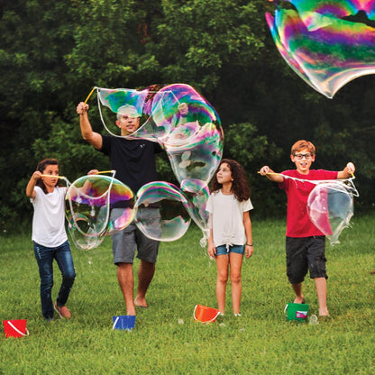 Set de burbujas gigantes para niños: divertida solución para burbujas
