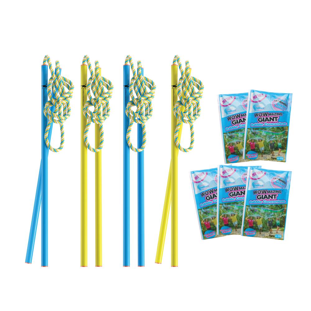 Set de burbujas gigantes para niños: divertida solución para burbujas