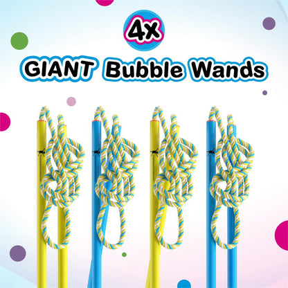 Set de burbujas gigantes para niños: divertida solución para burbujas