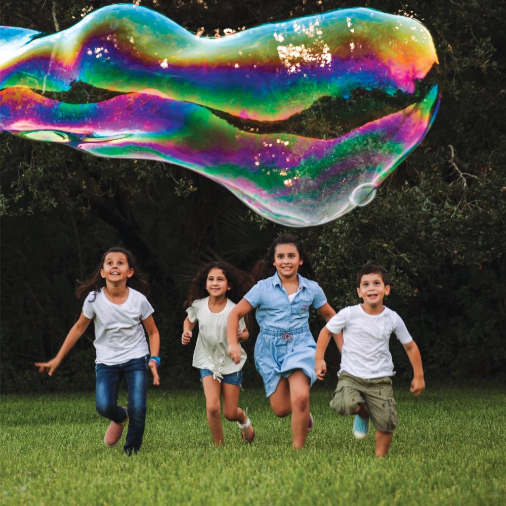 Set de burbujas gigantes para niños: divertida solución para burbujas