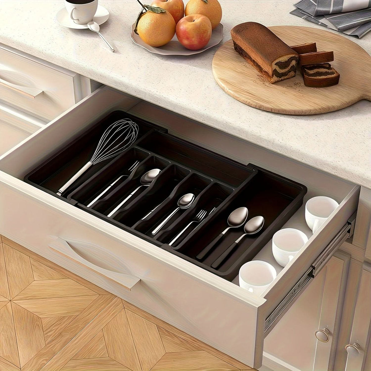 FLEXITRAY – Organizador de utensilios expandible para cajones de cocina