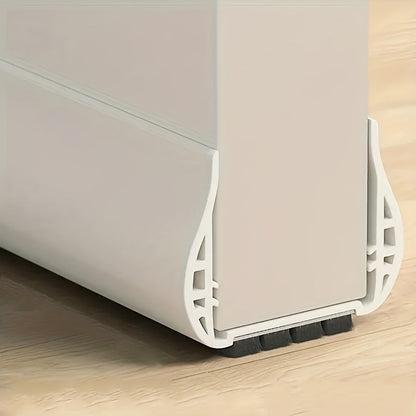 Door Draft Blocker Adjustable Under Door Seal Strip for 1.4-2.2 Inch Thick Doors Insulated Foam Noise Reducer Energy Saver Indoor Outdoor