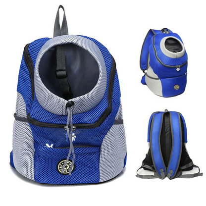 Pet Carrier Backpack for Dogs & Cats with Ventilated Mesh, Adjustable Straps & Storage Pockets for Hiking Travel Vet Visits