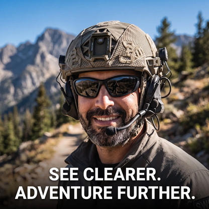 Tactical Photochromic Sunglasses for Men – UV400 Protection, Glare-Reducing Polarized Lenses for Fishing, Driving, Hiking & Outdoor Sports