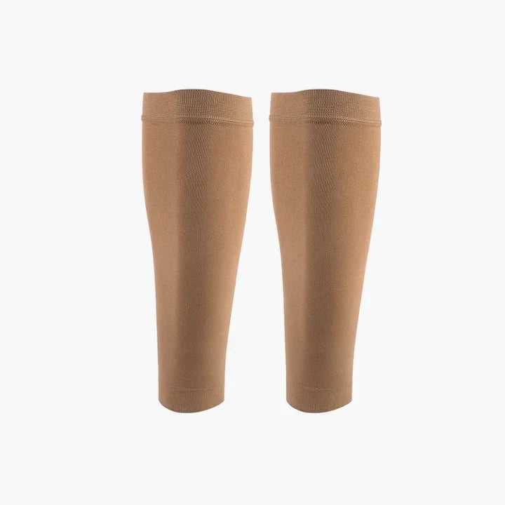 Compression Leg Sleeves for Circulation Support & Swelling Relief | Open-Toe Graduated Compression Calf Sleeves for Edema | Breathable